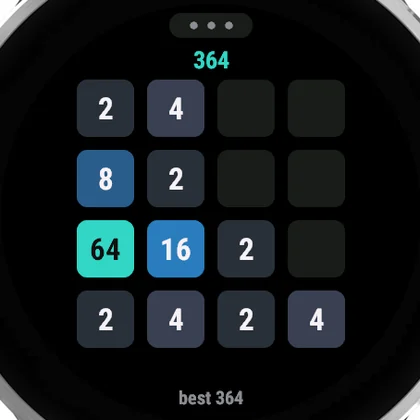 2048 on a Garmin watch