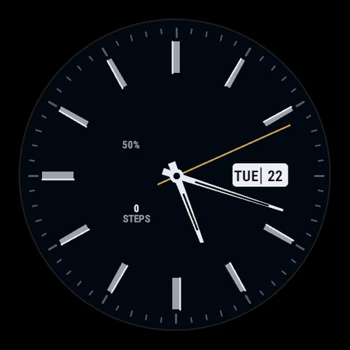 Baton on a Garmin watch
