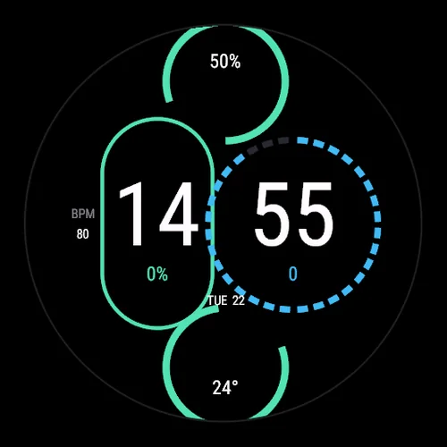 Capsule on a Garmin watch