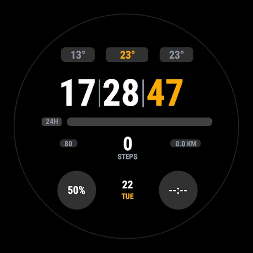 Console on a Garmin watch