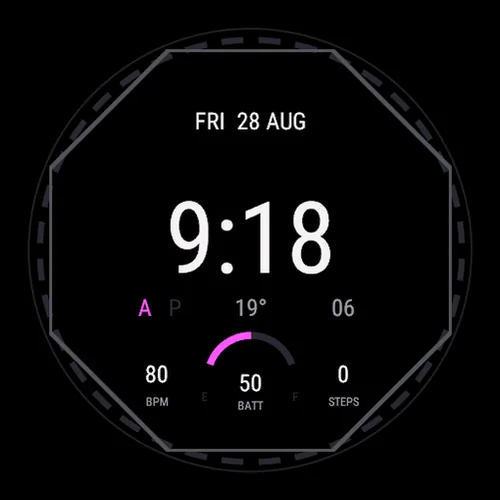 Facet on a Garmin watch