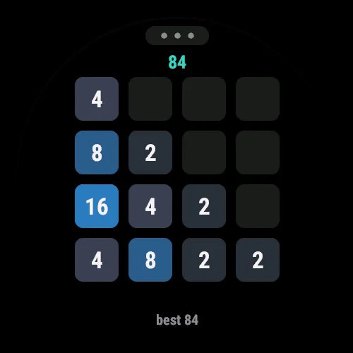 2048 on a Garmin watch