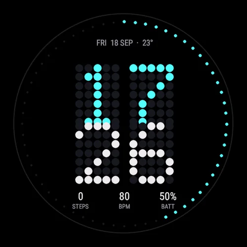 Morse on a Garmin watch