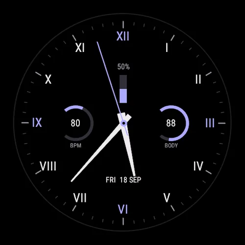 Regent on a Garmin watch